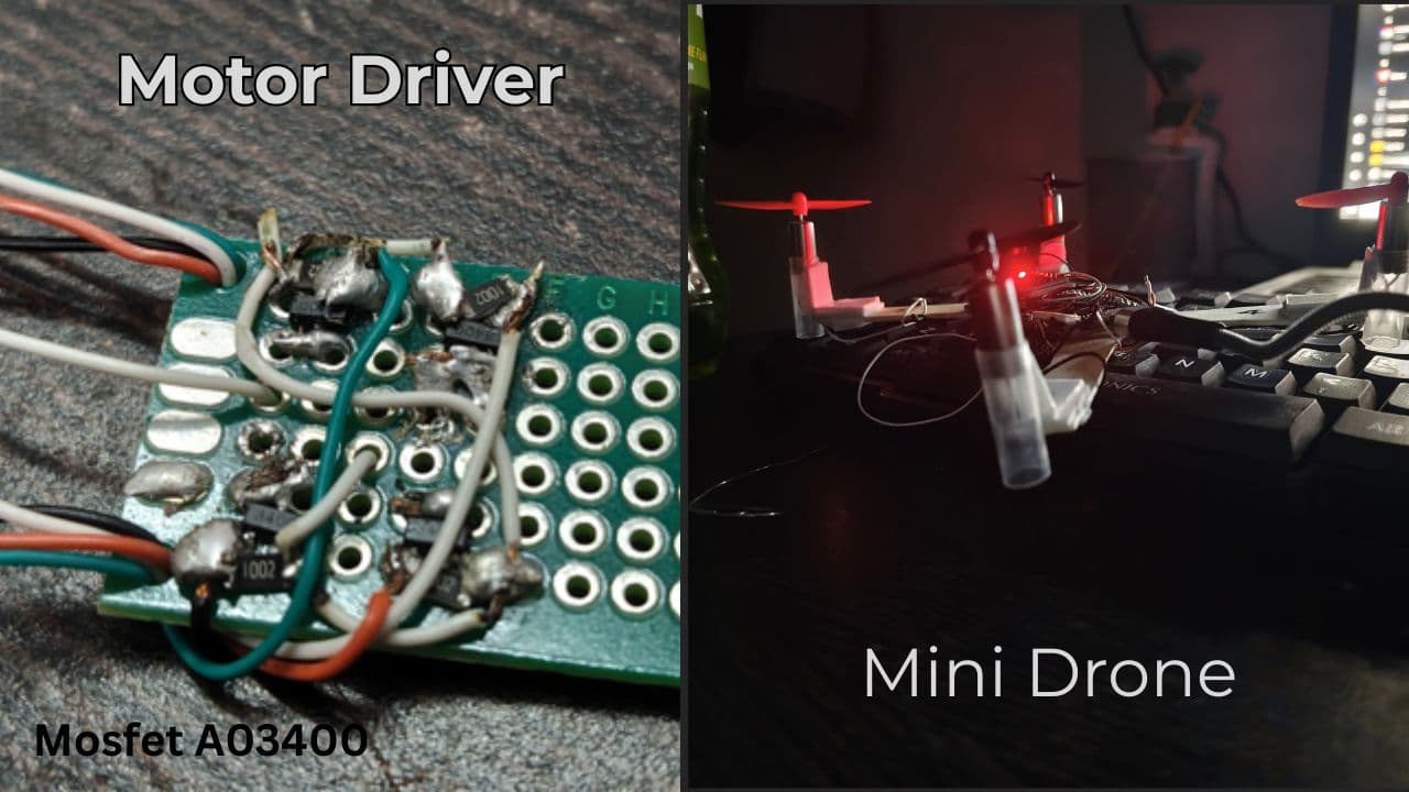 Building My Own Coreless Motor Driver for DIY Drone using Mosfets and Diodes.